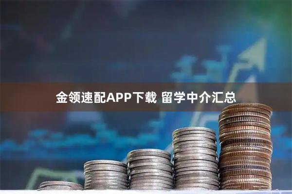 金领速配APP下载 留学中介汇总